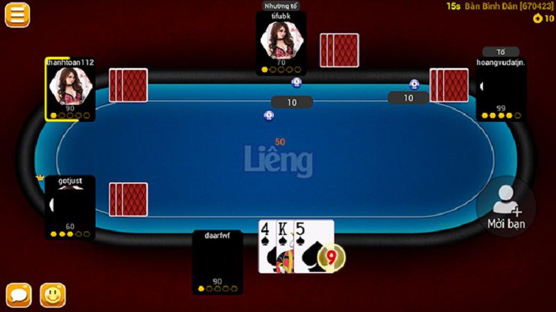 Luật chơi liêng 3 cây cơ bản